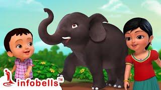 Aane Banthondu Aane - Elephant Song | Kannada Rhymes for Children | Infobells