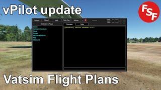 vPilot update - Vatsim flight plans