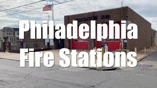 Walking Tour 13 Philadelphia Fire Department Stations Up Close | Salute To Our Heroes (RAW FOOTAGE)