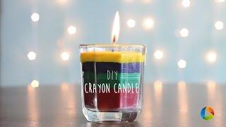 How to Make : Crayon Candle