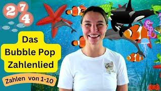 Bubble Pop Zahlenlied | Nummern 1-10 | Erste Worte und Zahlen spielerisch lernen mit Miss Josi