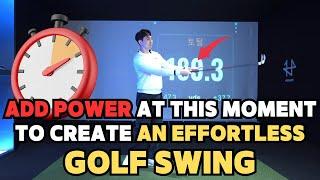 Create an effortless golf swing by understanding this one concept!