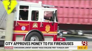 City approves money to fix firehouses