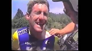 Sean Kelly abandons the 1987 Tour De France in tears.