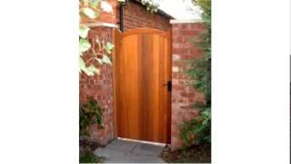 hardwood garden gates