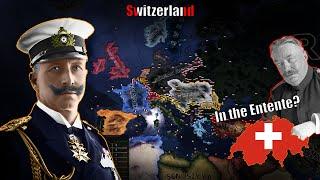 What if SWITZERLAND joined the ENTENTE in WW1? | HOI4 TIMELAPSE