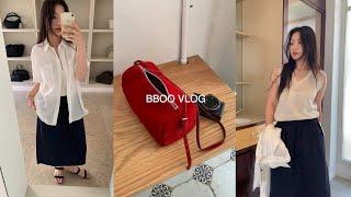 [VLOG] 자투리 모아모아 부이로그 | 낫띵리튼•비아플레인 여름 쇼핑 | 해방촌 데이트 | 홈메이드 콩국수 | 컬리 추천템