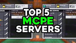 Top 5 BEST Servers For Minecraft Bedrock 1.21!