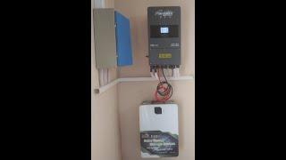 Nitrox 8kw, Jinko 550W solar panels, DongJin 48V 100Ah Battery installed #solar system