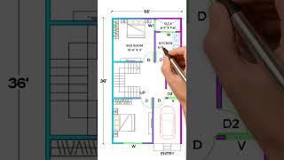 The Ultimate 18x36 House Plan with Car Parking