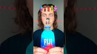 jelly MUKBANG Fiji bottle  #shorts