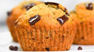 Banana Chocolate Chunks Muffins (Eggless)