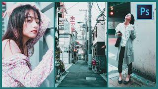 [ Color Effect ] JAPAN MOOD - Photoshop Tutorial