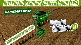 HARVESTING FOR THE FIRST TIME!.... | FS25 | GameMas Ep.17