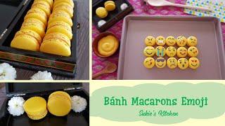 Bánh Macarons Mini biểu tượng cảm xúc dễ thương - Macarons chanh