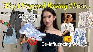 CLOTHES I DON'T BUY ANYMORE...  (de-influencing / anti haul) | Alyssa Lyanne