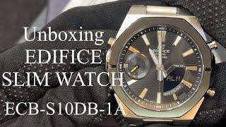 Unboxing New Arrival Casio Edifice ECB-S10DB-1A