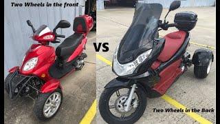 What 3 Wheel scooter is better? 2 Wheels in the Front or 2 Wheels in the Back? @ExtremeMotorSales