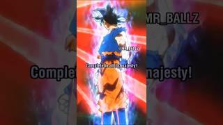 Goku's instinct saved him! 「dbs edit」#goku #dragonballsuper  #dbs #anime #beerus #whis #shorts