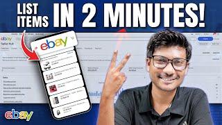 How To List on eBay in 2 Minutes | Increase The Amount of Items You List! eBay Seller Account