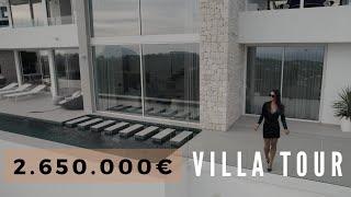 TOURING € 2,650,000 INCREDIBLY LUXURY VILLA IN MORAIRA, SPAIN, COSTA BLANCA