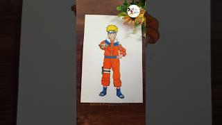 Naruto Uzumaki ........#anime #drawing #naruto #painting #shorts