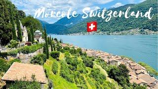 Driving  through The exotic Village Morcote | Switzerland| Canton Ticino/Tessin |Lugano Lake