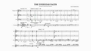 The Everyday Faces - Composition for Brass Trio and Percussion by Scott Pilkington