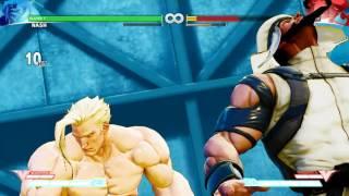 Street Fighter V - NASH CLEAN vs RASHID