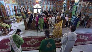 Pravoslavna Sv. Liturgia Humenne 2023 / Posvatenie zakladneho kamena DPVC Humenne