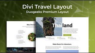 Divi Travel Layout - Divi Layouts by Divi Awesome