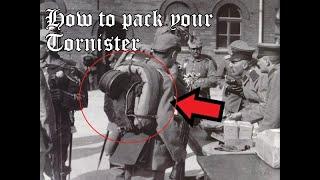 How to pack a WWI German Tornister, WWI German Reenactor Tutorial