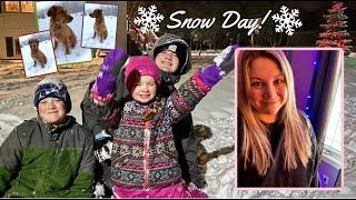 Christmas & Financial Stress! Let's Talk! Day In The Life Snow Day!