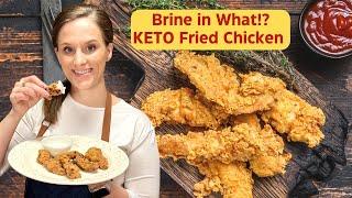 Keto Fried Chicken Strips! With My Perfected Keto Flour!