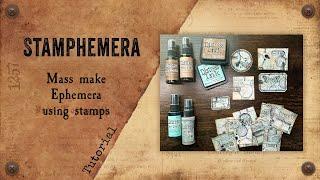 Stamphemera: Mass Make Ephemera using stamps CCC