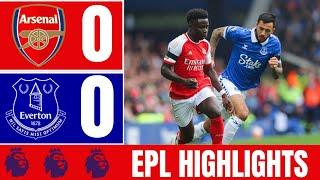 EPL HIGHLIGHTS! Arsenal 0 - 0 Everton | Thrilling Premier League Stalemate Ends in a Draw!"