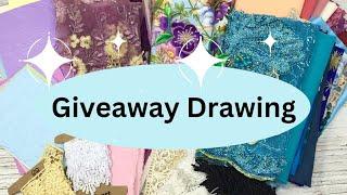 First Giveaway 2023 Drawing