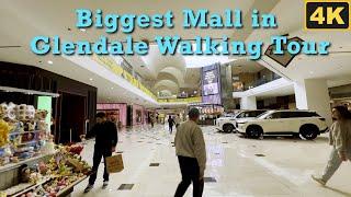 Glendale Galleria Virtual Walking Tour 2024 | One of the BIGGEST Malls in Los Angeles! | 4K 60fps