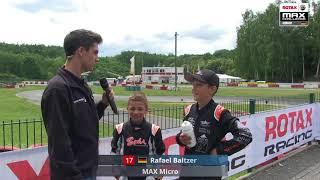 Rotax Max Challenge Kerpen 2018 Interview 28 Max Reis und 17 Rafael Baltzer