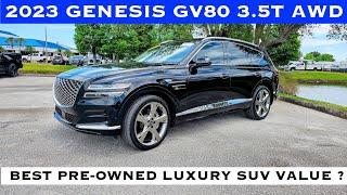 2023 Genesis GV80 3.5T Advanced - Pre-Owned Genesis a GV80 a Good Value? POV Review & Test Drive !