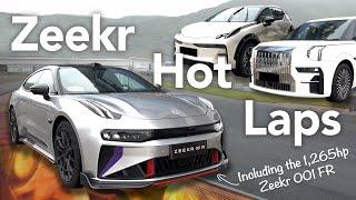 Zeekr Hot Laps - Taking On Ningbo Circuit In The Rain In An MPV, SUV, and The Hottest 001