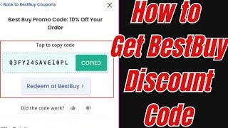 How to Get Best Buy Discount Code