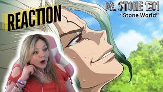 I'M INSTANTLY HOOKED!!! Dr. Stone 1x01 "Stone World" - reaction & review