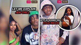 Jen Carter Reacts To Kyle Ricch Getting Kenzo B Pregnant ( Dthang