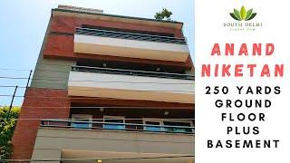 Property in Delhi for Sale, 250  Anand Niketan Ground Plus Basement 