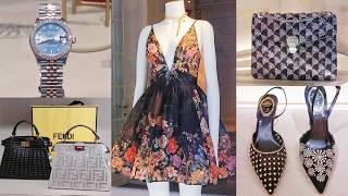 Shopping in Milan: PRADA, FENDI, GUCCI, ROLEX, BULGARI, ZIMERMANN, YSL... Luxury Shopping Vlog 2024