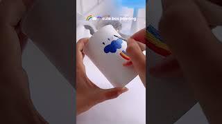 ️️Cute pen holder painting #shorts #art #painting #muktaeasydrawing #youtubeshorts