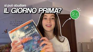 COME STUDIARE IL GIORNO PRIMA! (study vlog + consigli)🫶