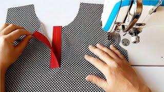 2-ways for Sewing Placket In just a few minutes/sewing tips and tricks/DIY Sewing Tips