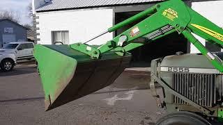 BigIron Auctions John Deere 522 Loader W 84  Bucket